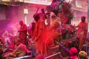A tale of Vrindavan Holi, played 40 days before the festival!