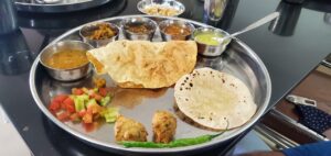 Gujarati Thali at Parvati Pranam